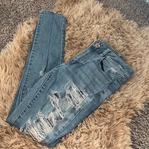 American eagle high waisted skinny jeans